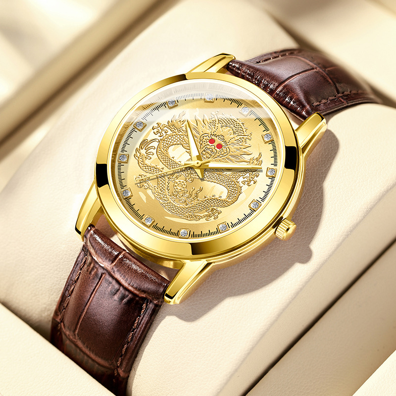 Leather Watch Band Men - Men Quartz Watch Leather Strap Wristwatch