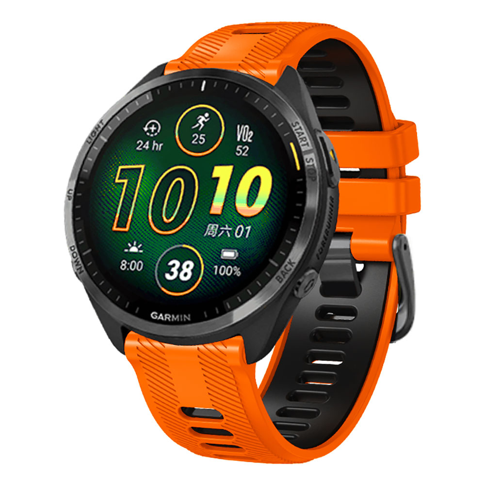 For Garmin Forerunner 965 955  - Silicone Watch Band 22Mm review and price