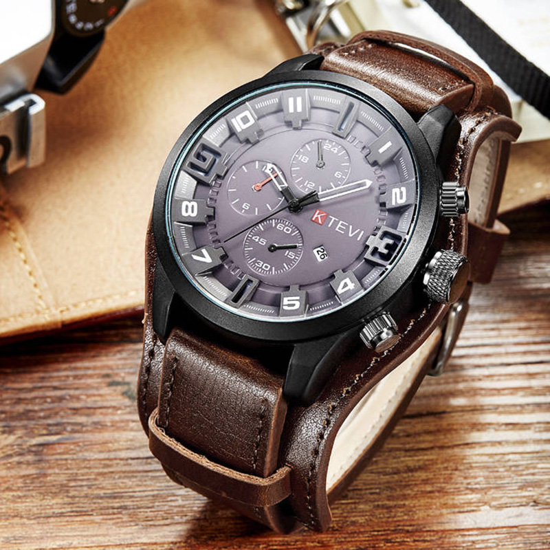 Retro Men's Watches Classic Lu - Leather Watch Band Men review and price