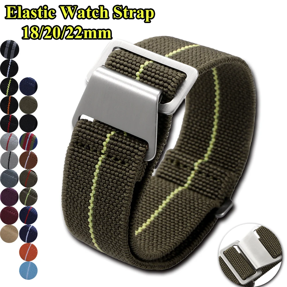 Elastic Watch Strap 18mm 20mm  - Suede Strap Watch review and price