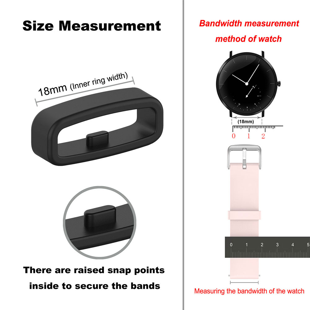 18 20 22mm Watch Band Ring Rub - Silicone Watch Band 22Mm review and price