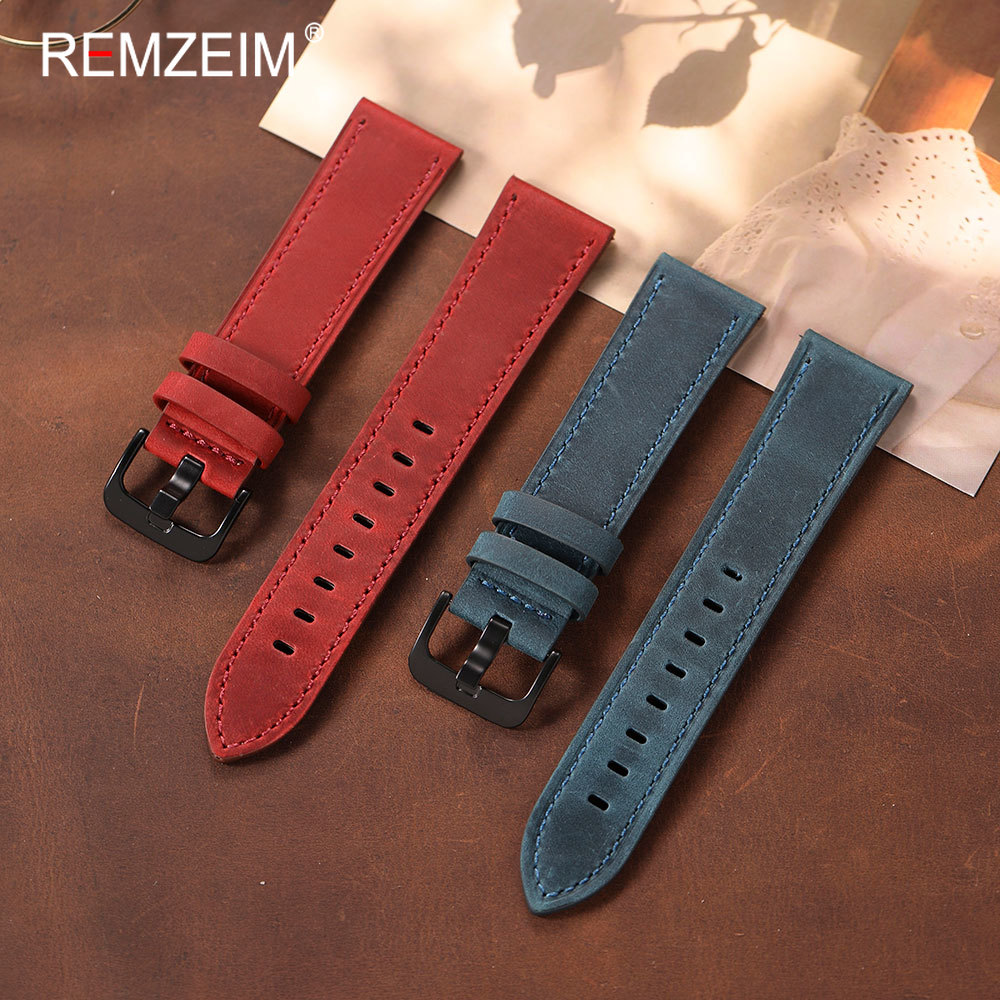 Classic Men's Crazy Horse Leat - Suede Strap Watch review and price