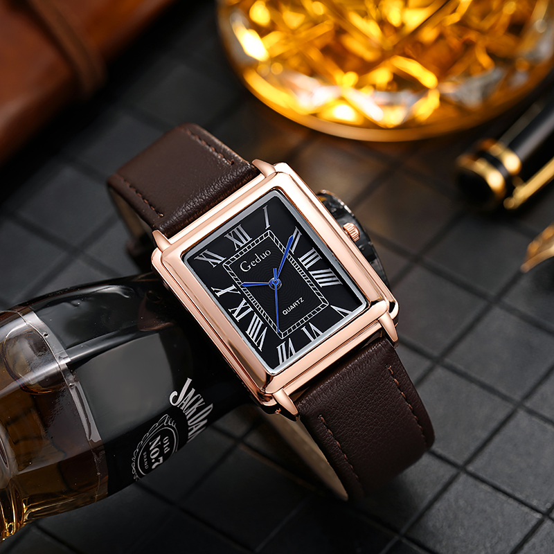 New Fashion Luxury Designer Re - Leather Watch Band Men review and price