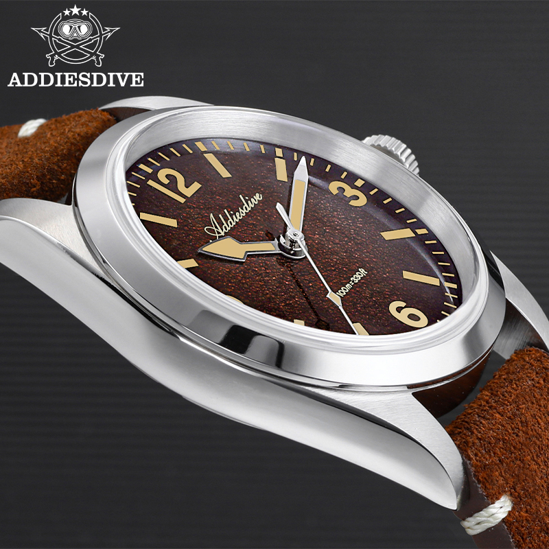 ADDIESDIVE 36MM 200M Waterproo - Suede Strap Watch review and price