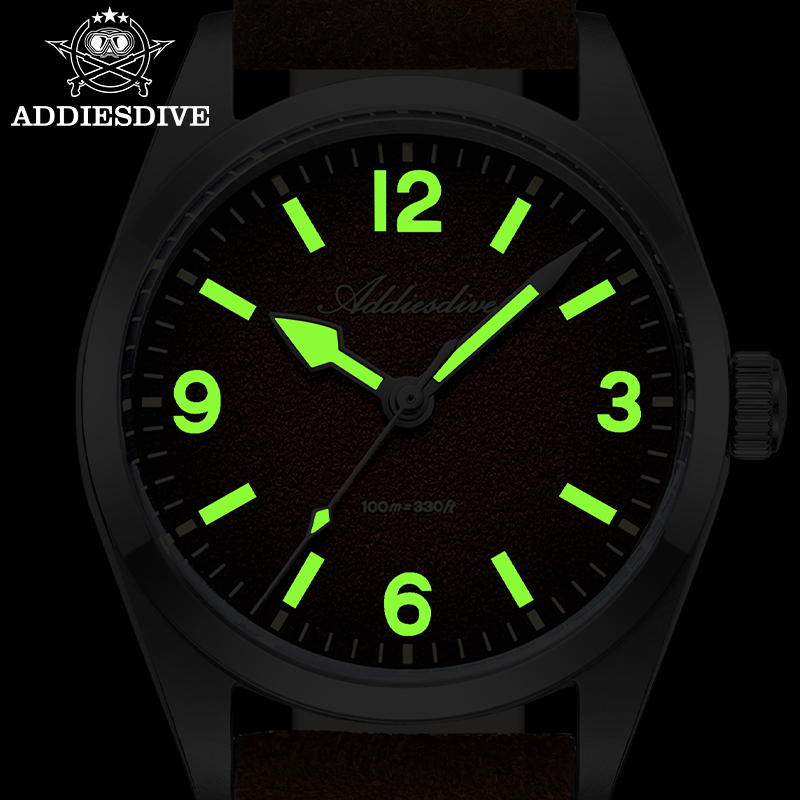 ADDIESDIVE 36MM 200M Waterproo - Suede Strap Watch review and price