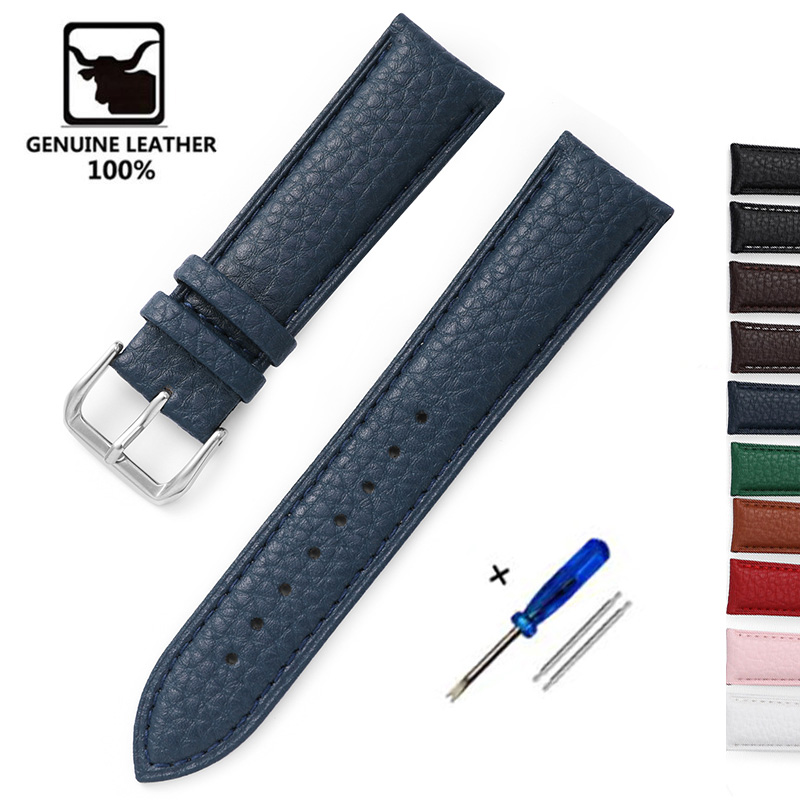 Litchi Pattern Soft Leather Wa - Suede Strap Watch review and price