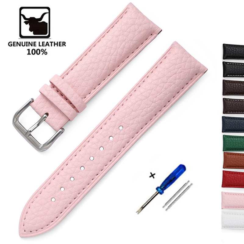 Litchi Pattern Soft Leather Wa - Suede Strap Watch review and price