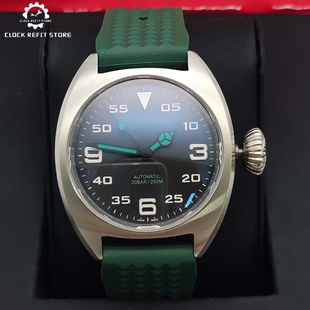 Fashion 36MM Self-Winding Move - Rubber Strap Diver review and price