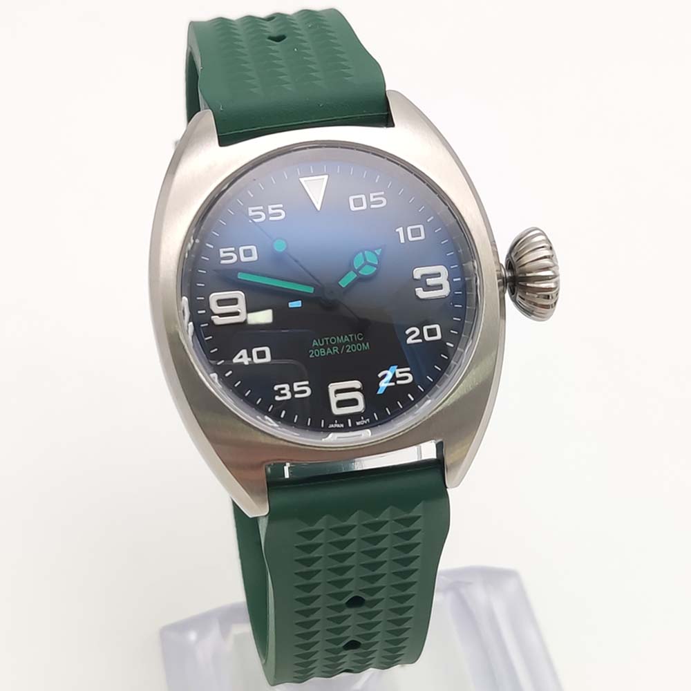 Fashion 36MM Self-Winding Move - Rubber Strap Diver review and price